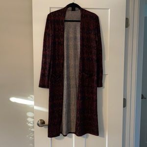 Agnes and Dora mid calf length cardigan